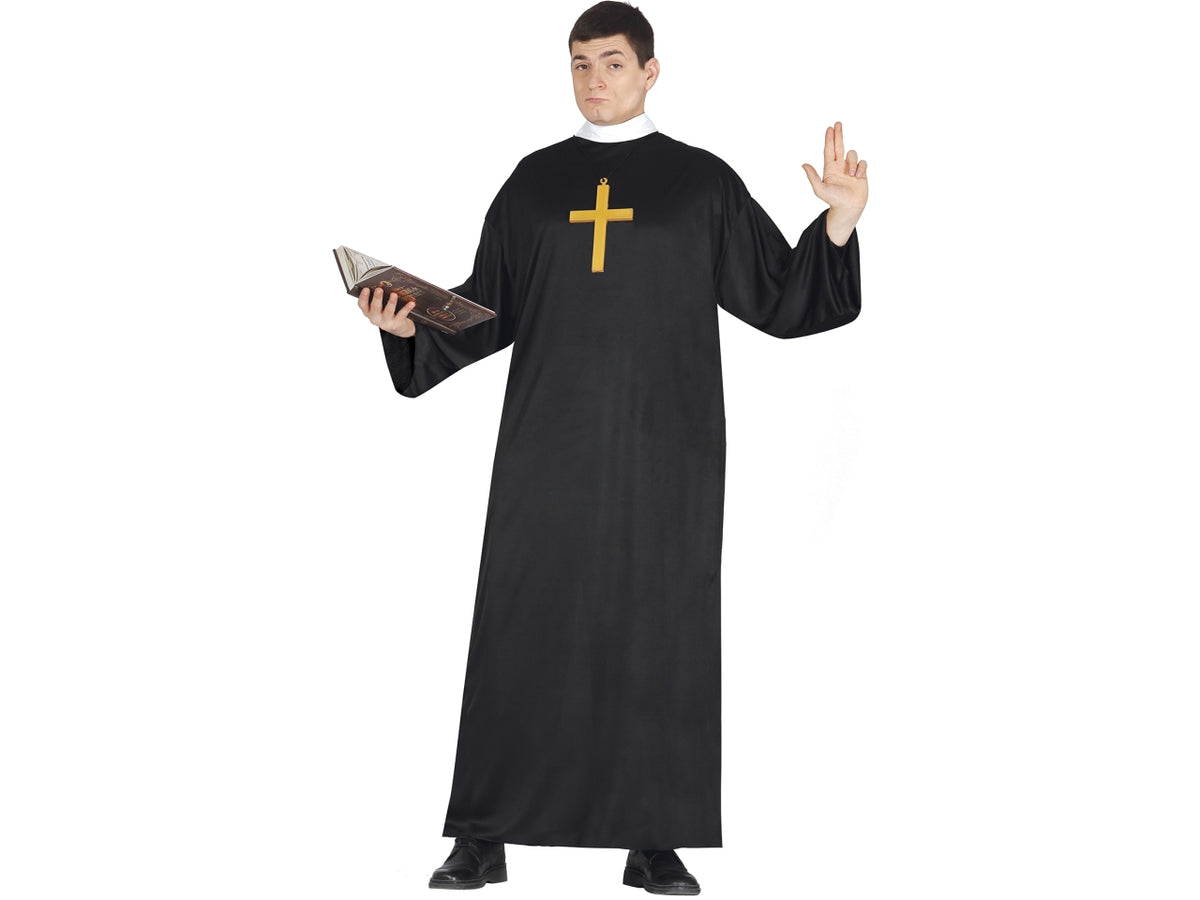 Costume adulto prete taglia L 52-54