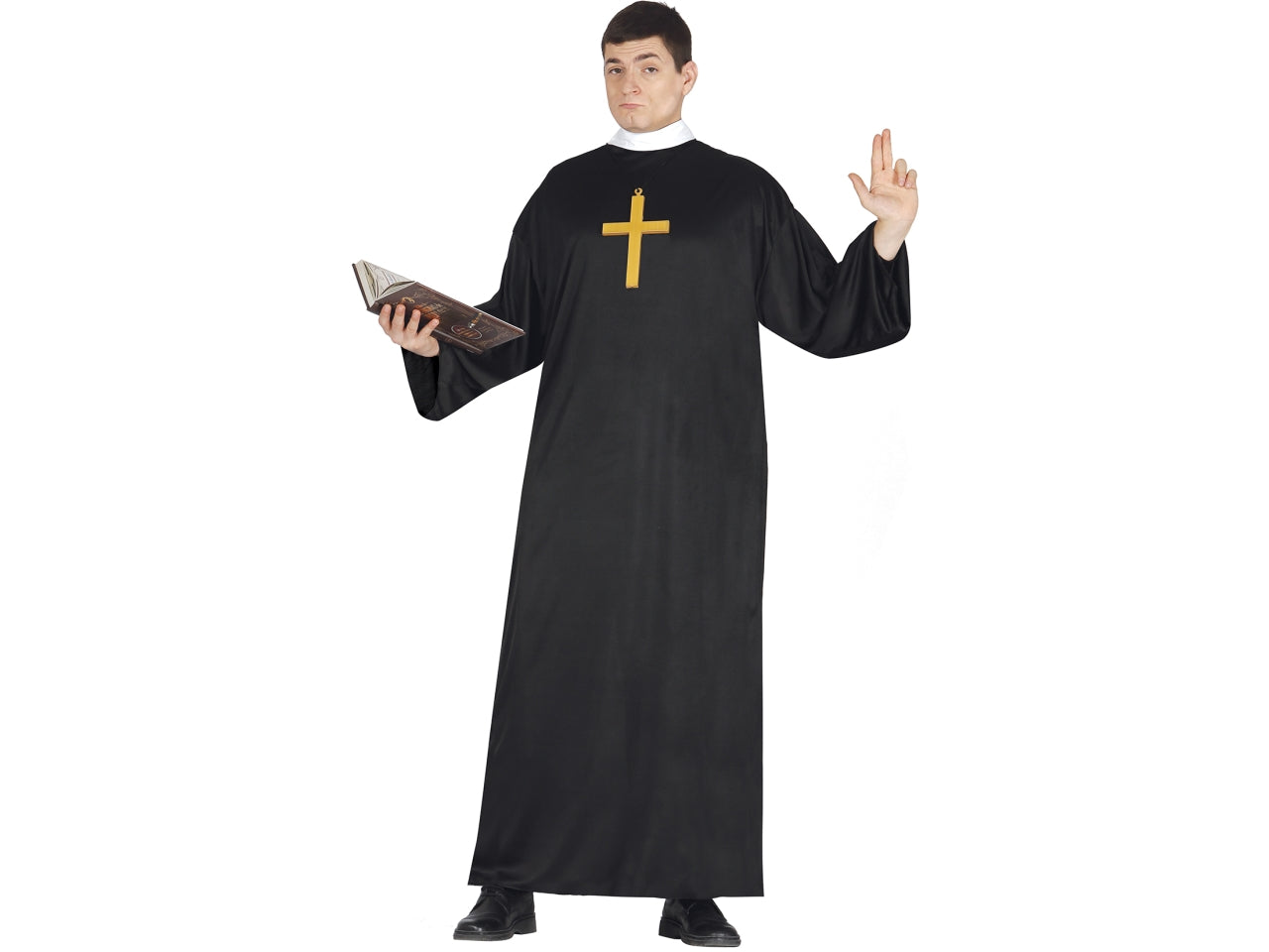 Costume adulto prete taglia M 48-50