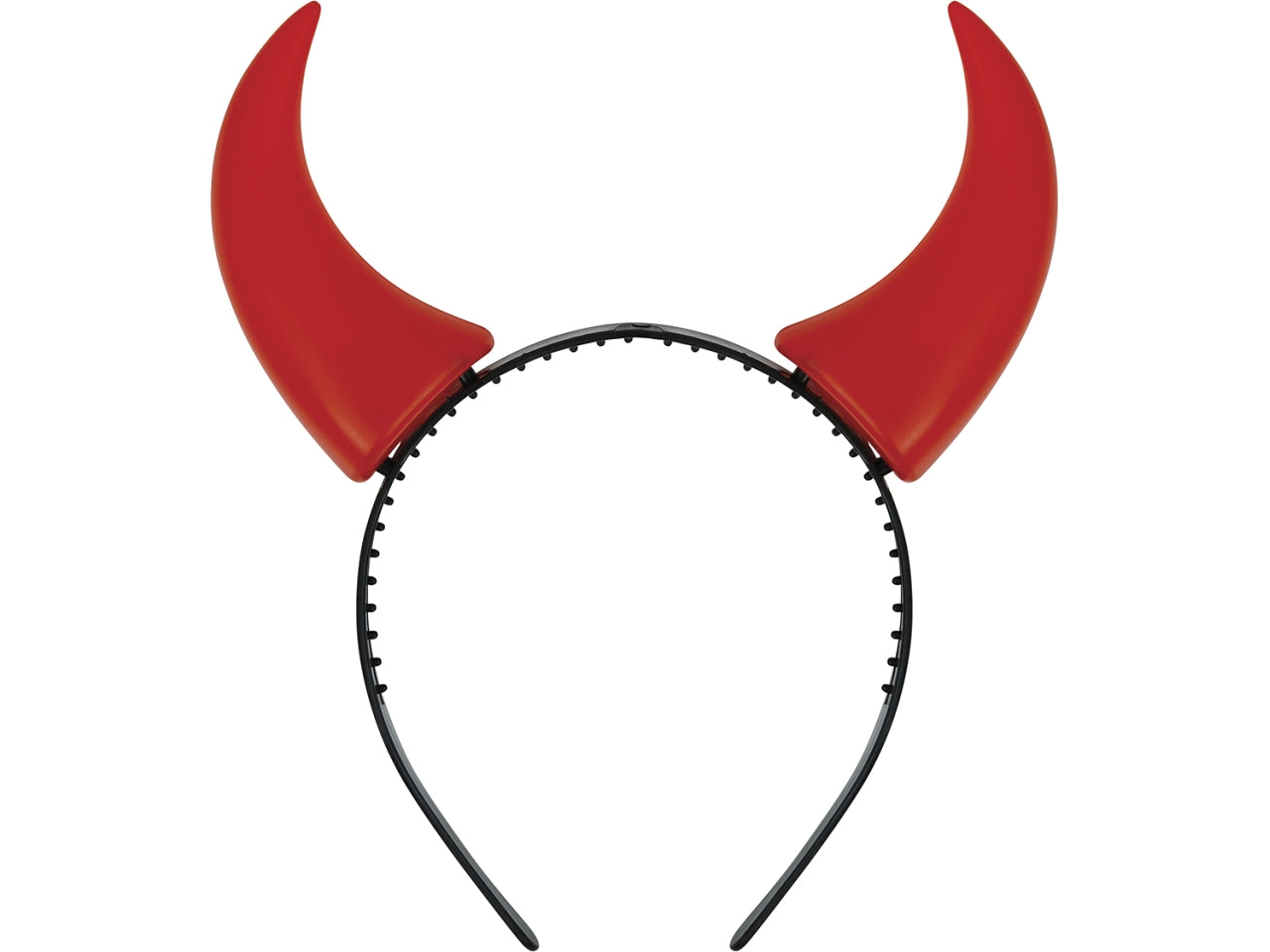 Cerchietto corna diavolo rosse