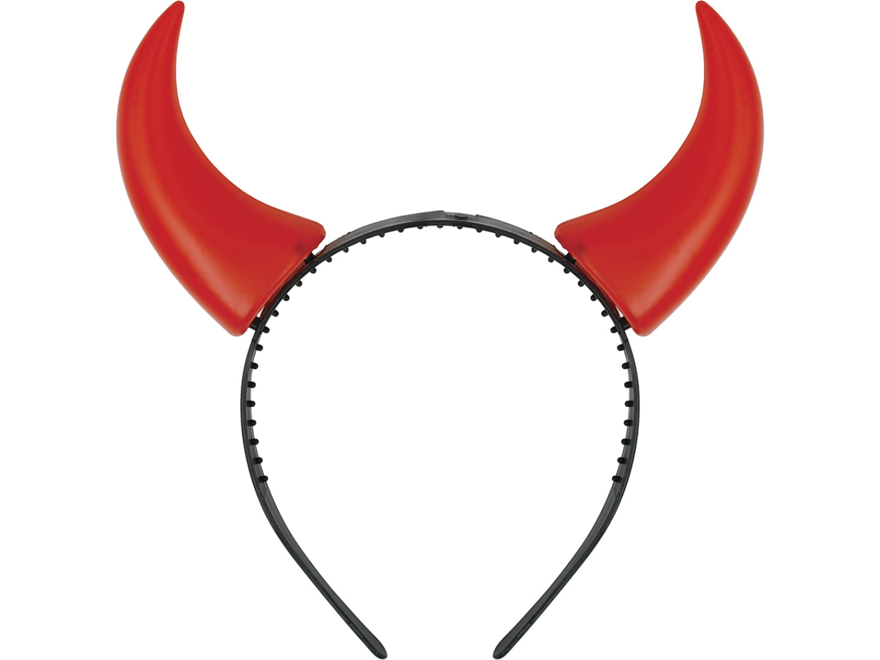 Cerchietto corna diavolo rosse