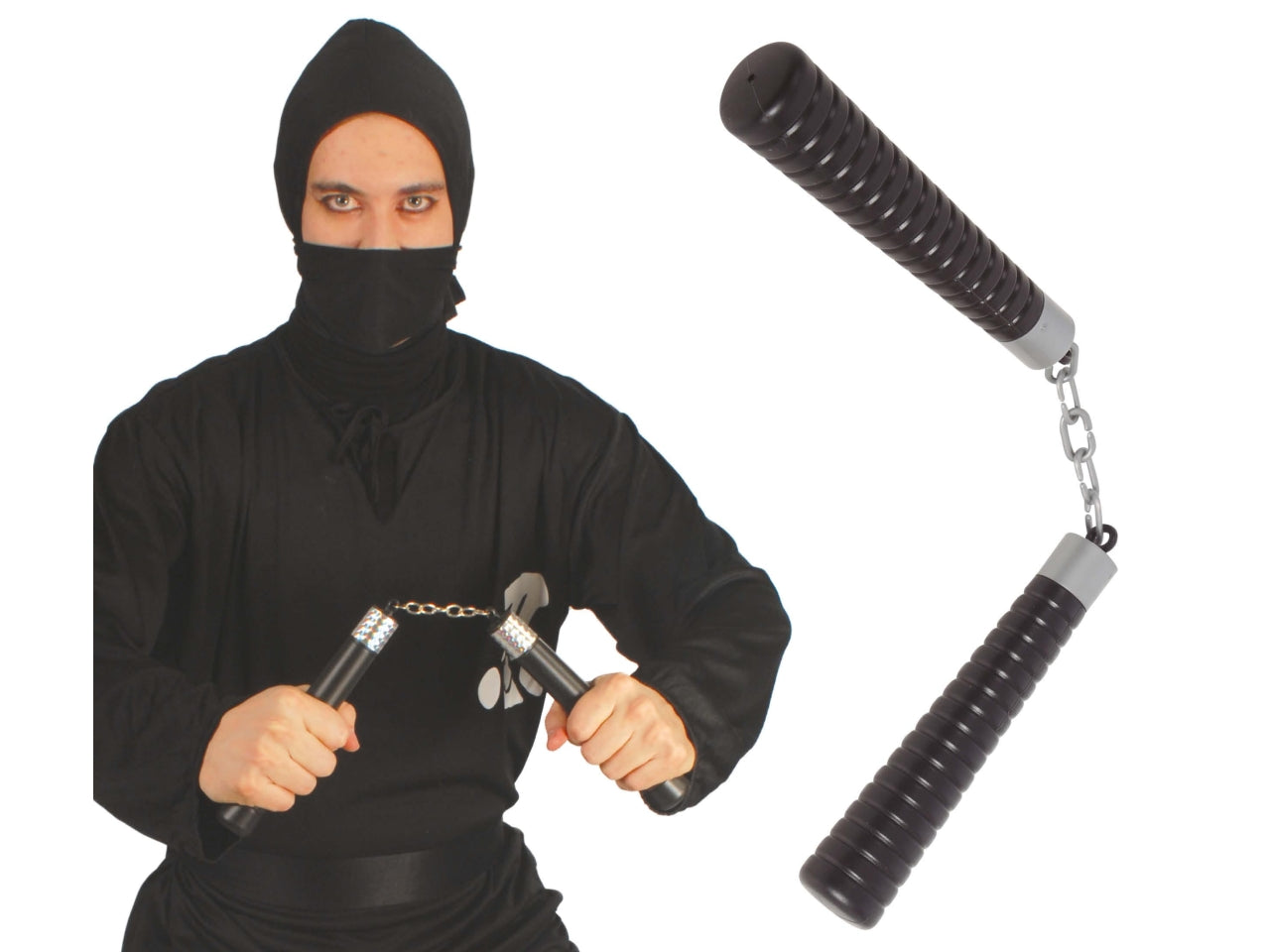 Nunchacos giocattolo arma da ninja 18cm