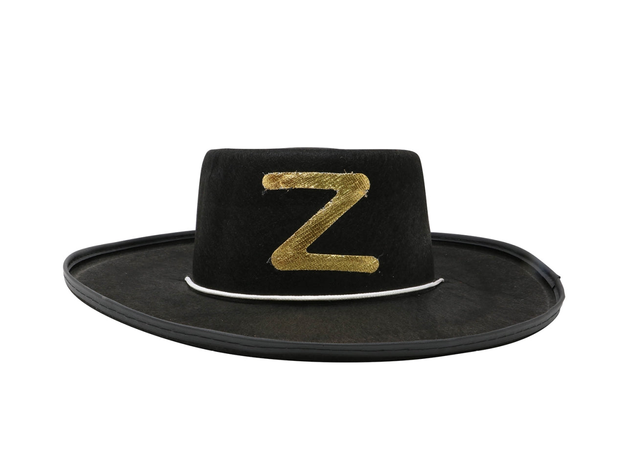 Cappello da bandito mascherato in feltro nero