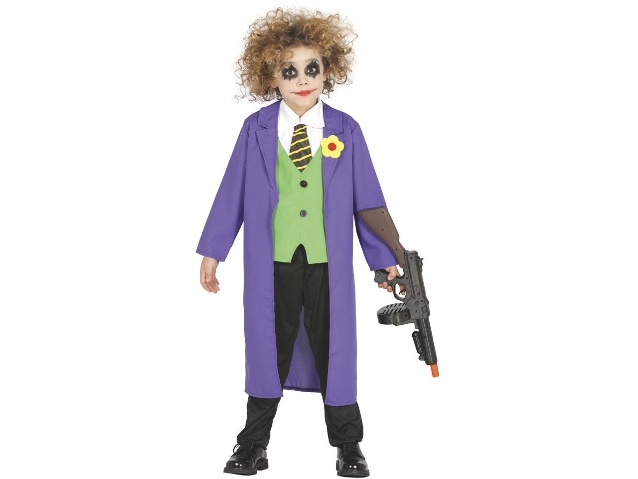Costume giullare pazzo 5-6 anni