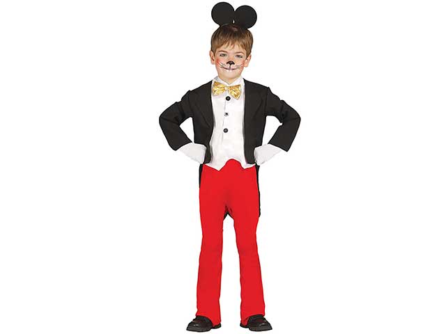 Costume topolino da bambino taglia 5-6 anni
