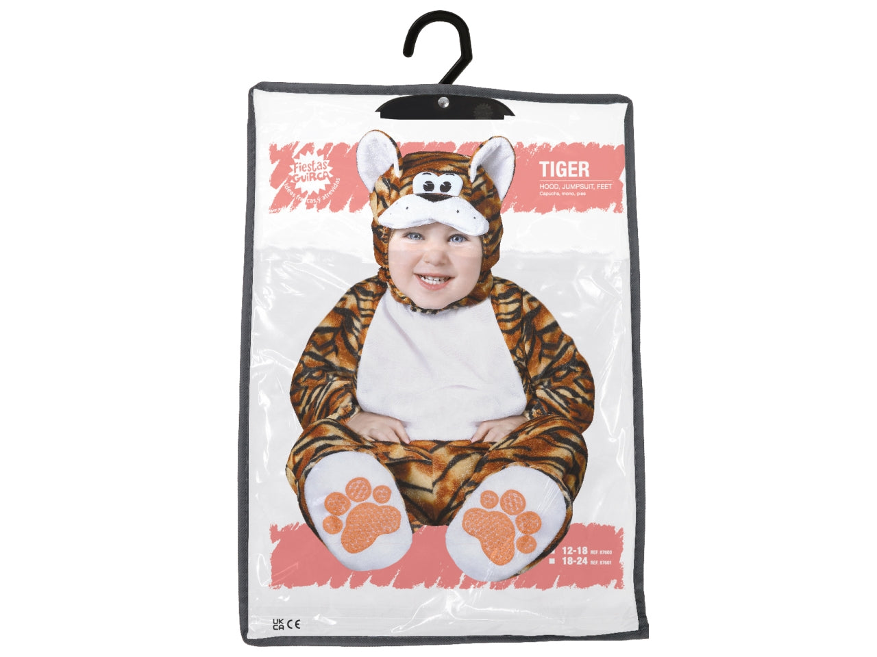 Costume baby tigre 12-18 mesi