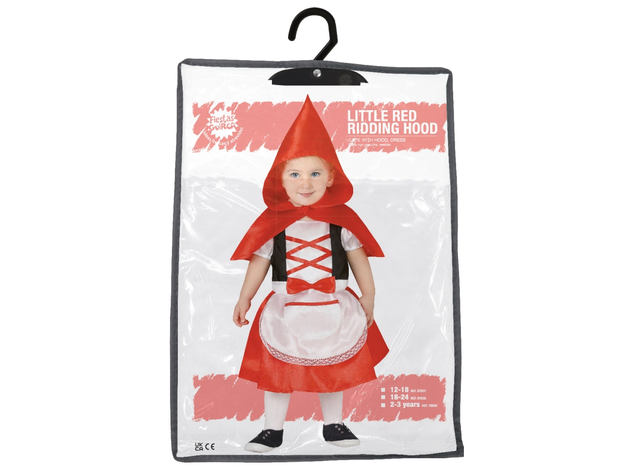 Costume baby cappuccetto 12-18 mesi