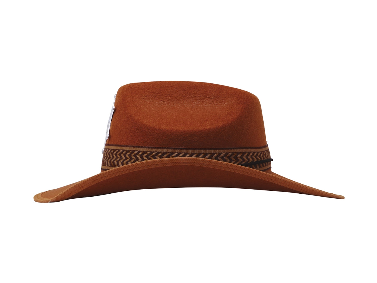 Cappello da sceriffo in feltro marrone