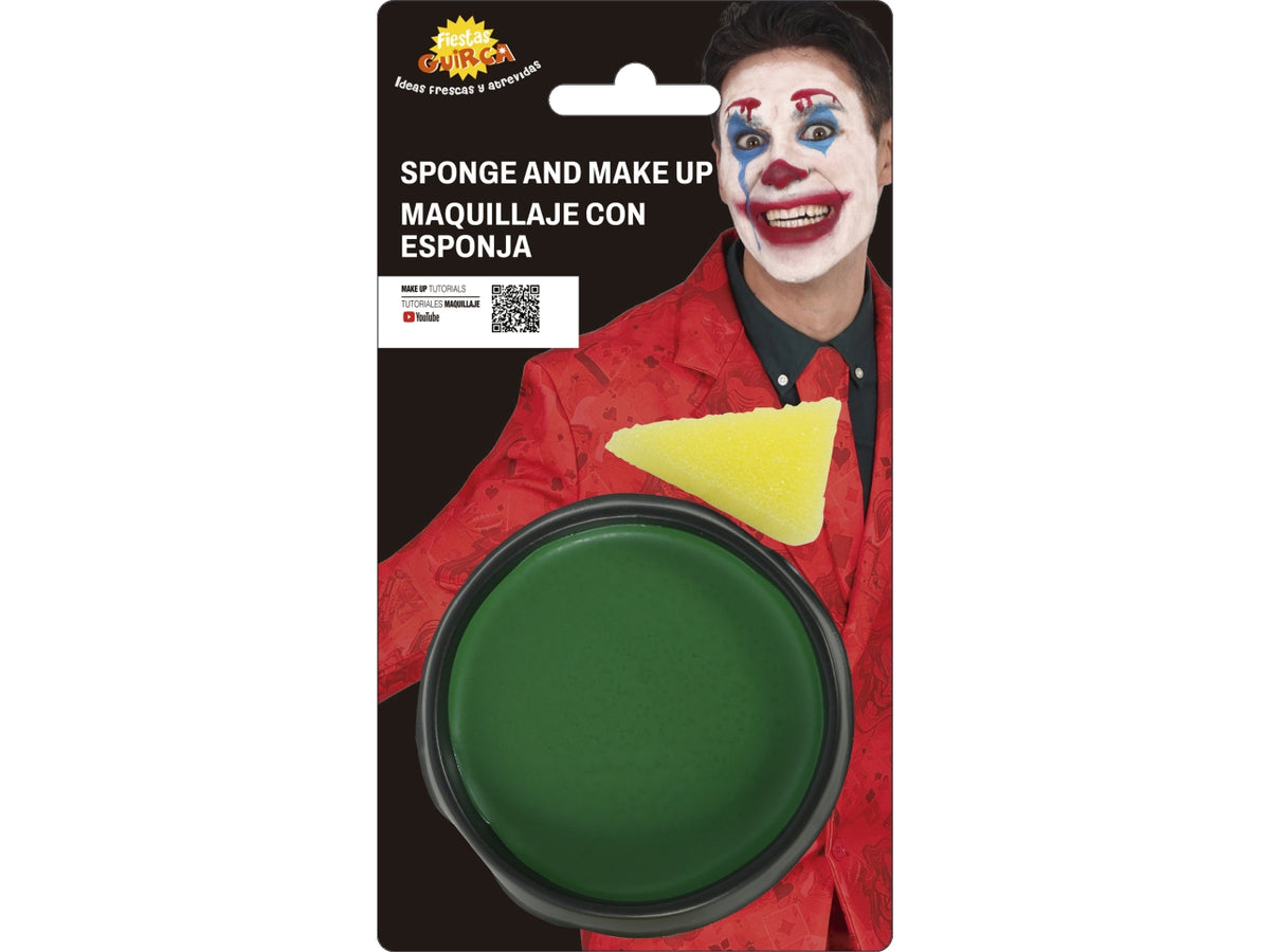 Trucco con spugnetta 9gr verde scuro