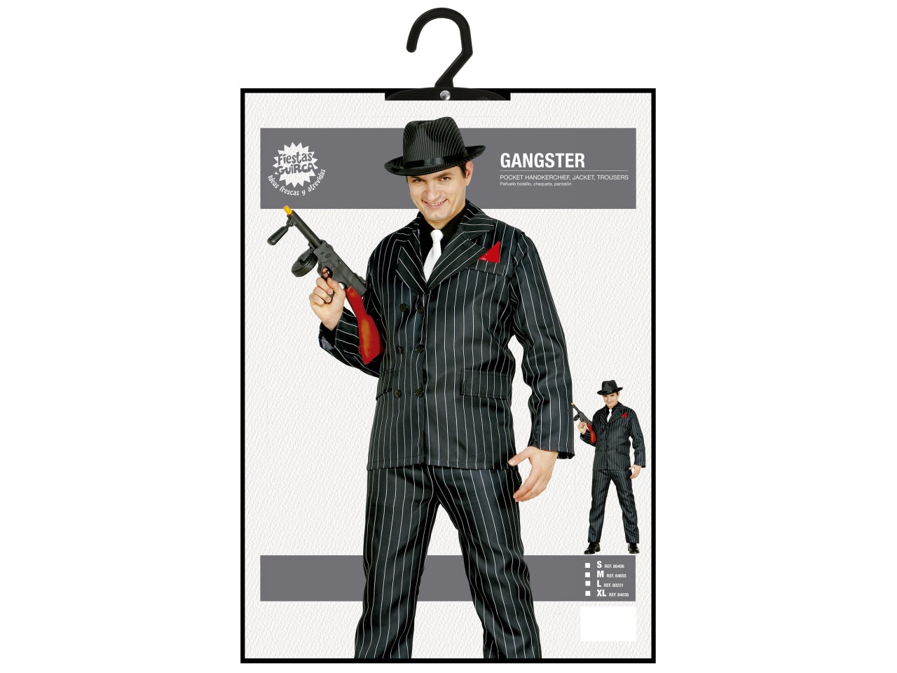 Costume adulto gangster taglia M