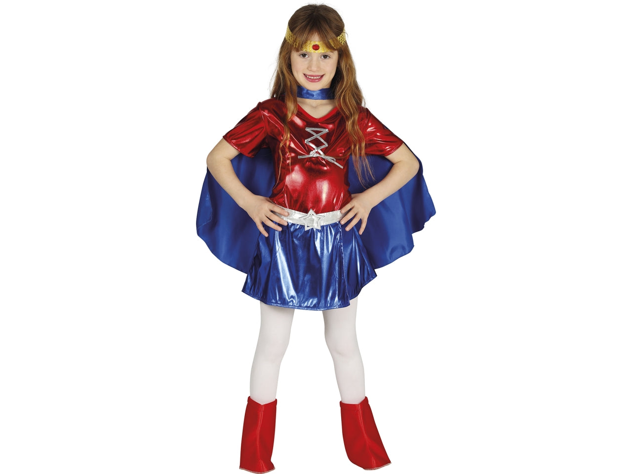 Costume supereroina 7-9 anni
