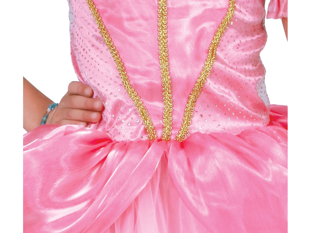 Costume principessa del ballo rosa 5-6 anni