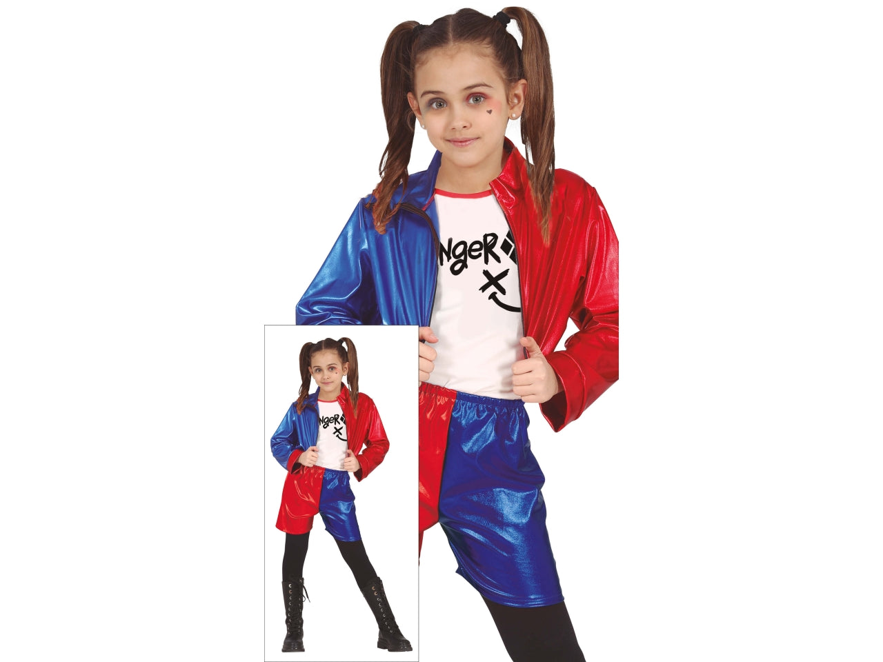 Costume dangerous glam 10-12 anni