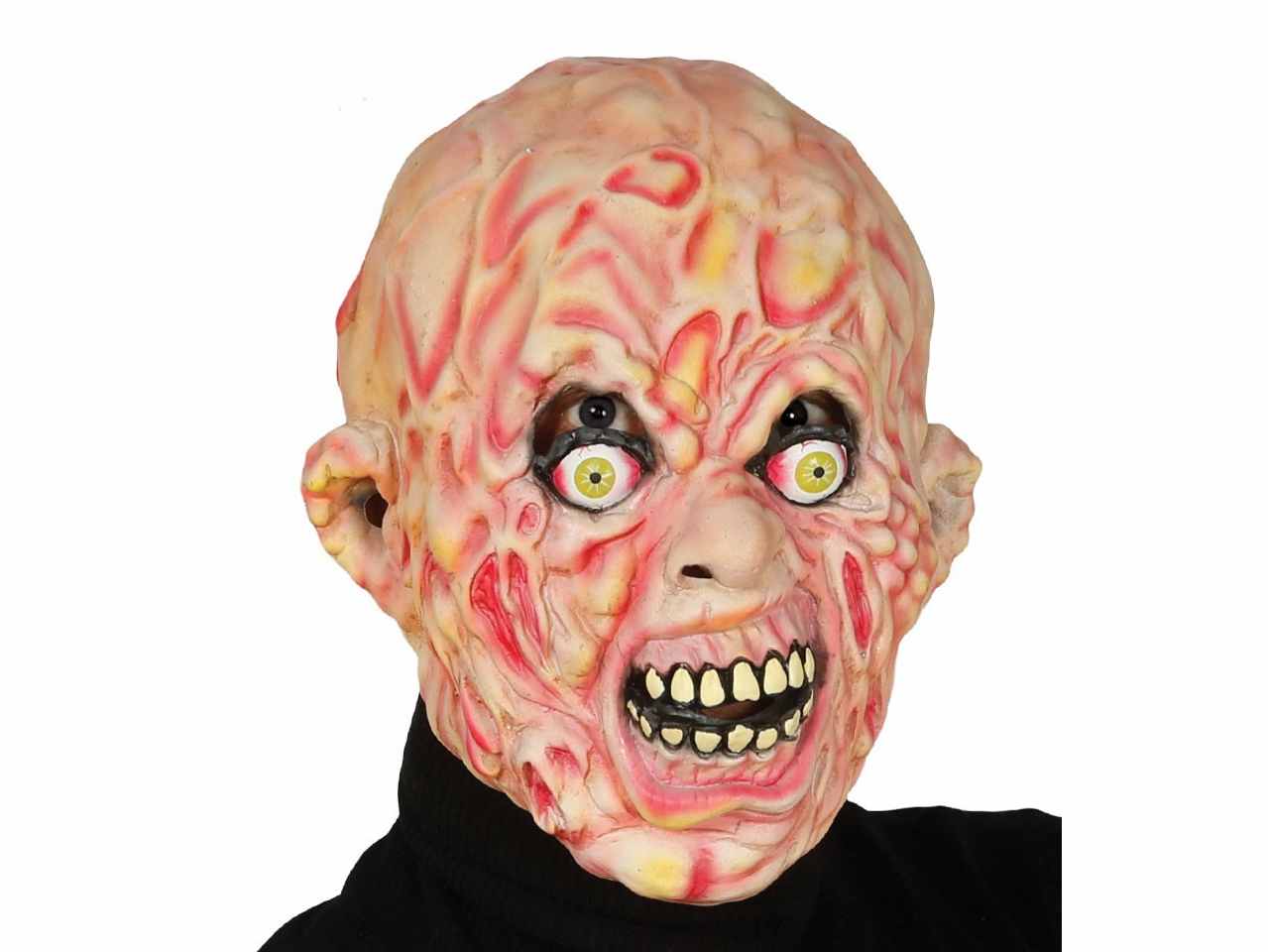 Maschera da freddy in lattice uomo con bruciature