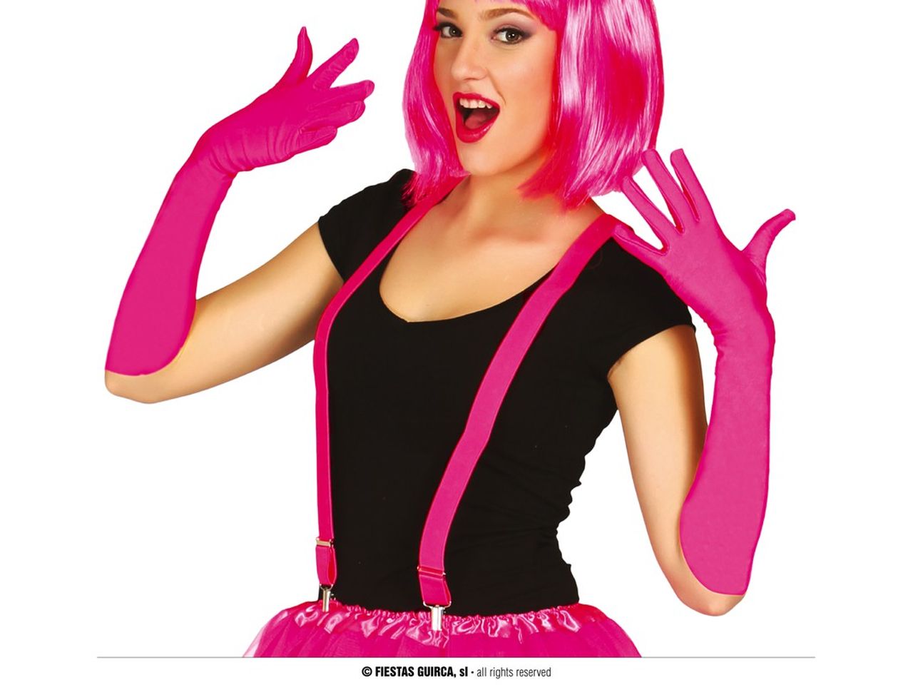Bretelle colore rosa fluo