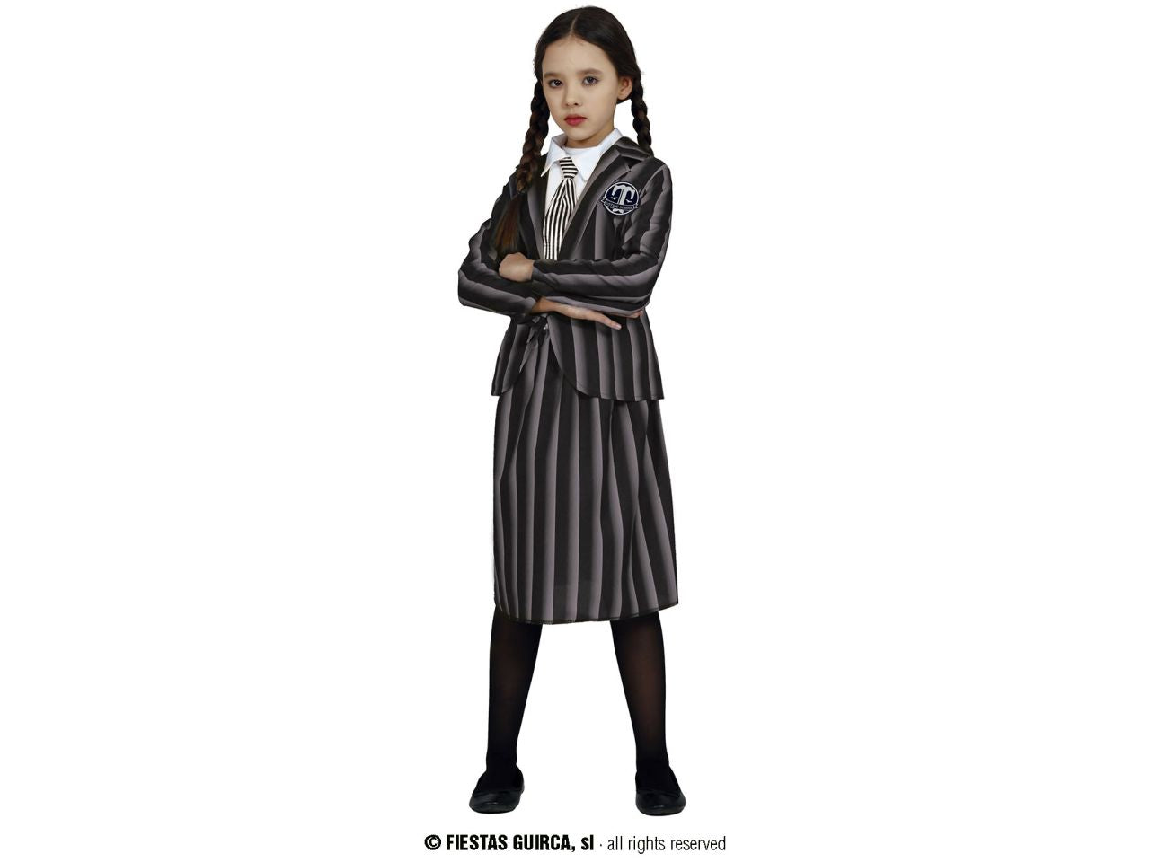 Costume bambina studentessa gotica taglia 10-12 anni
