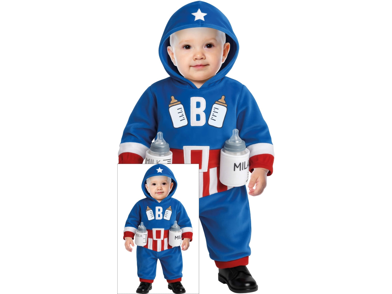 Costume baby captain milk 18-24 mesi