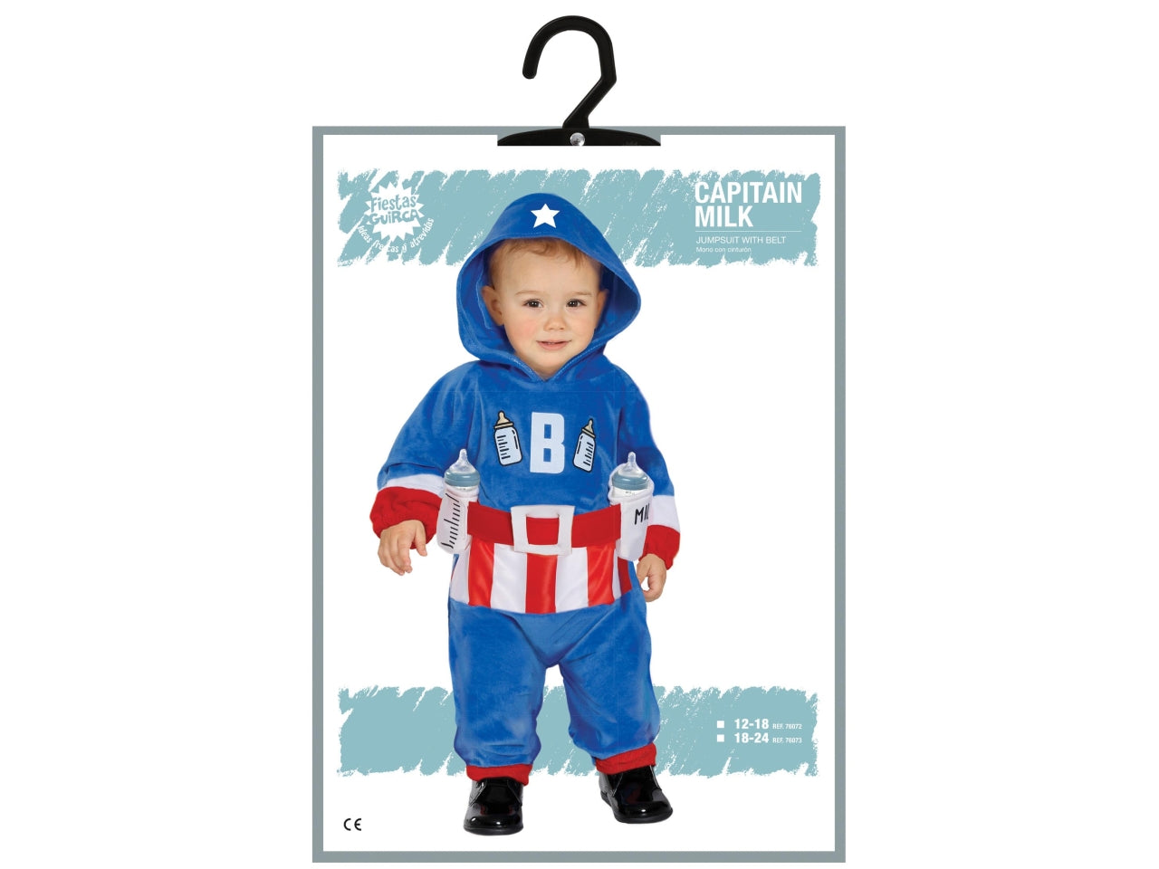 Costume baby captain milk 18-24 mesi
