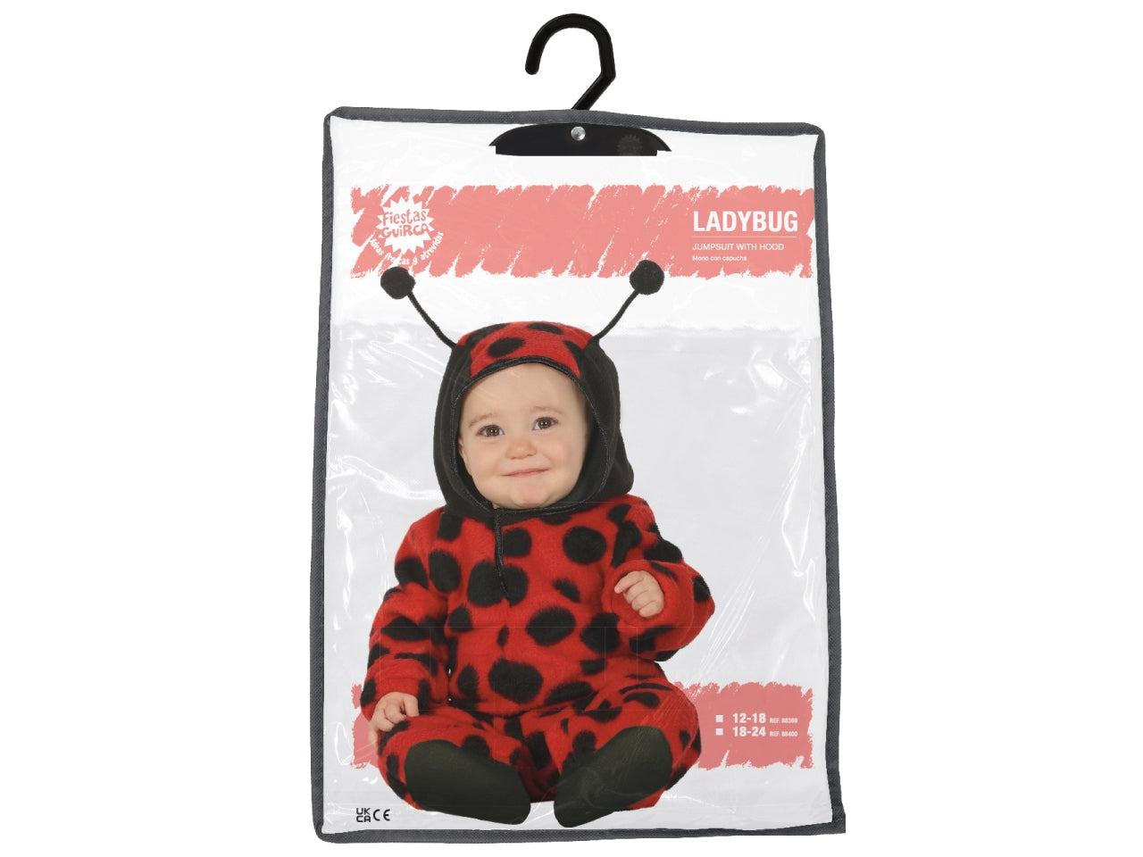Costume baby coccinella taglia 18-24 mesi