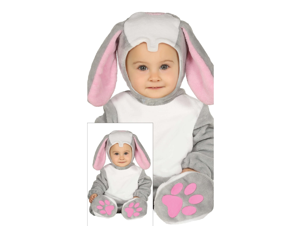 Costume baby coniglietto taglia 18-24 mesi