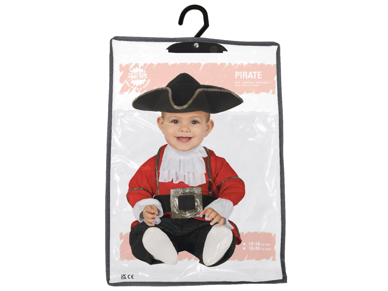 Costume baby pirata 18-24 mesi