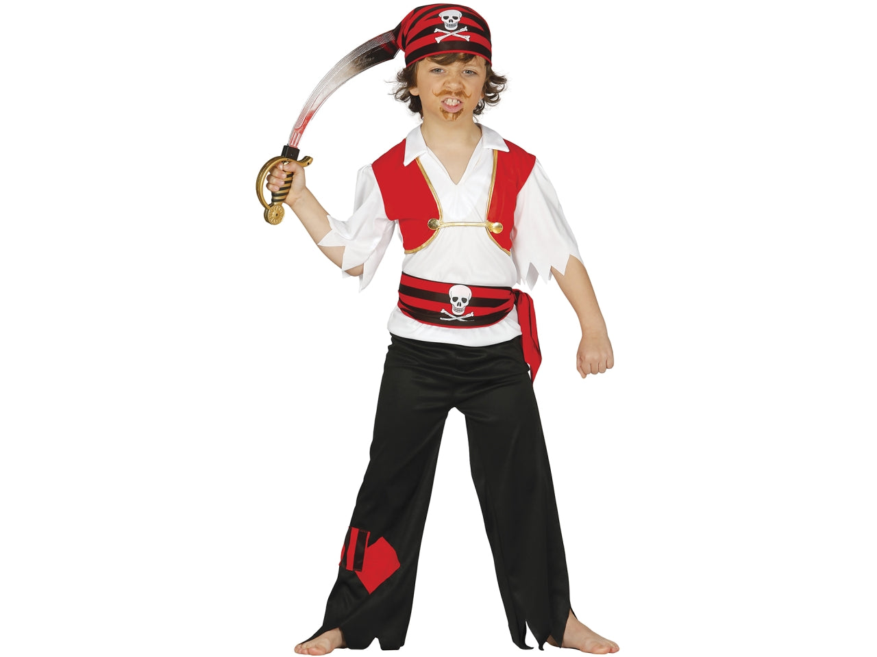 Costume pirata 5-6 anni