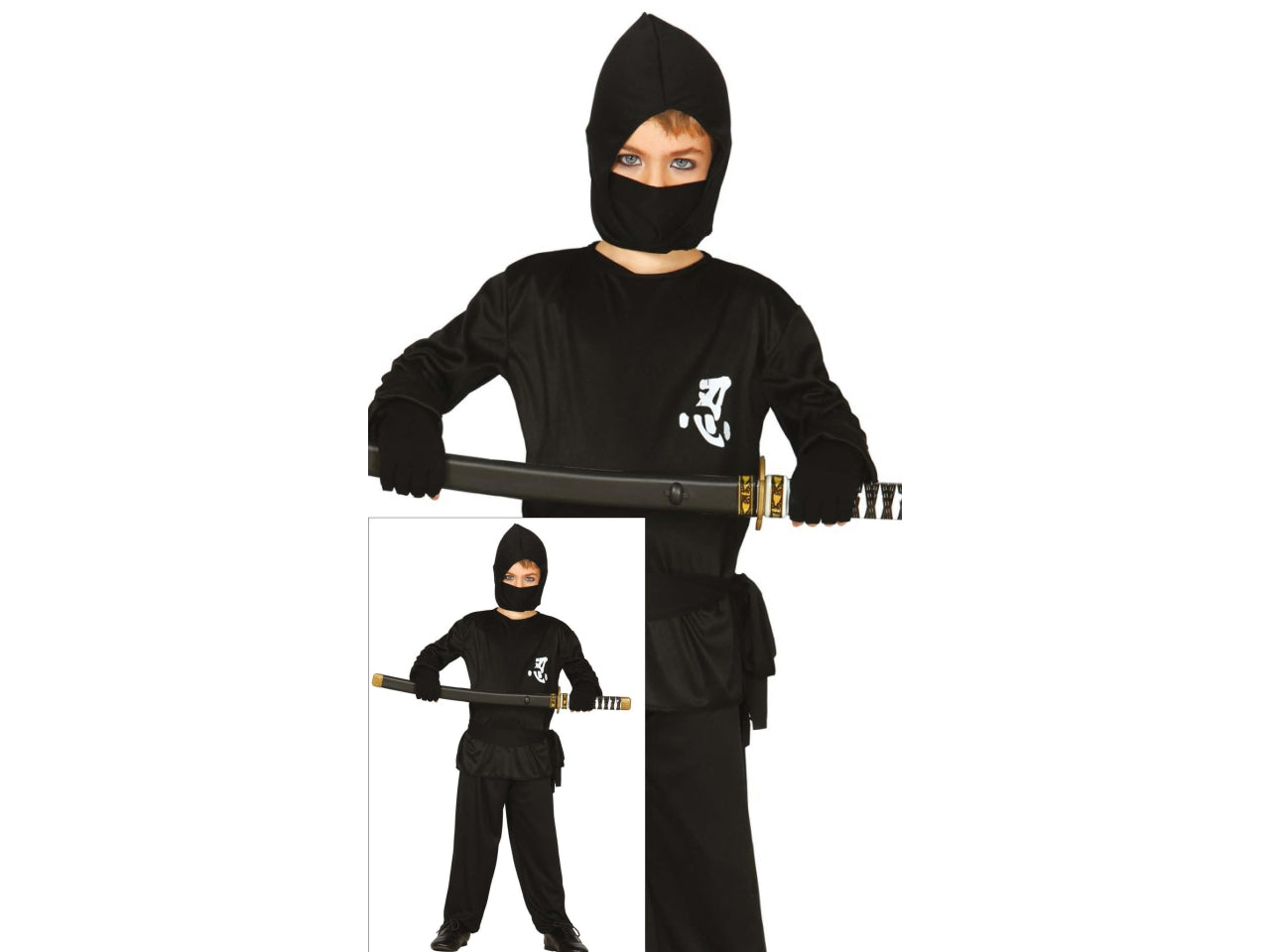 Costume ninja 5-6 anni