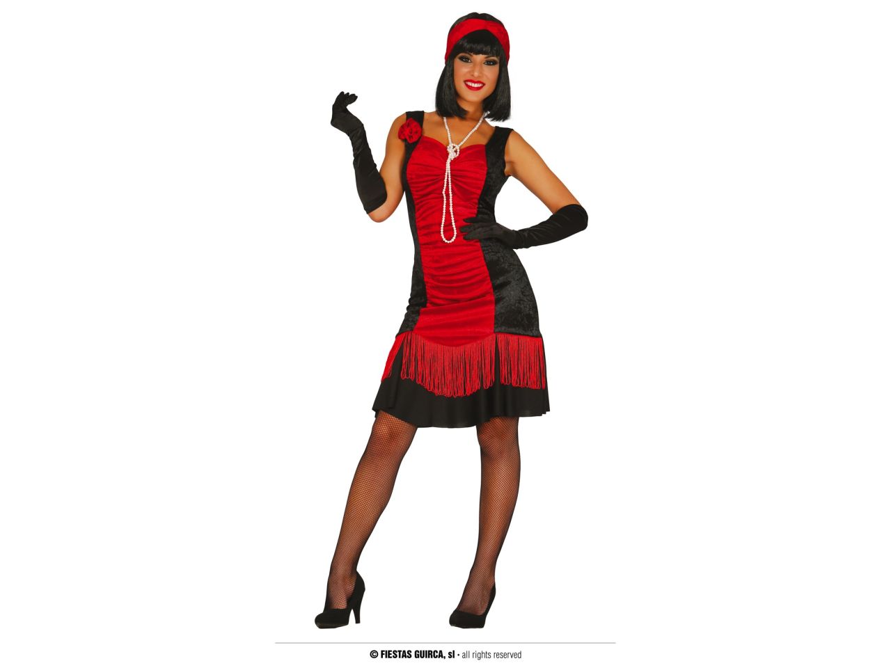 Costume da ballerina di charleston da adulta taglia l 42-44