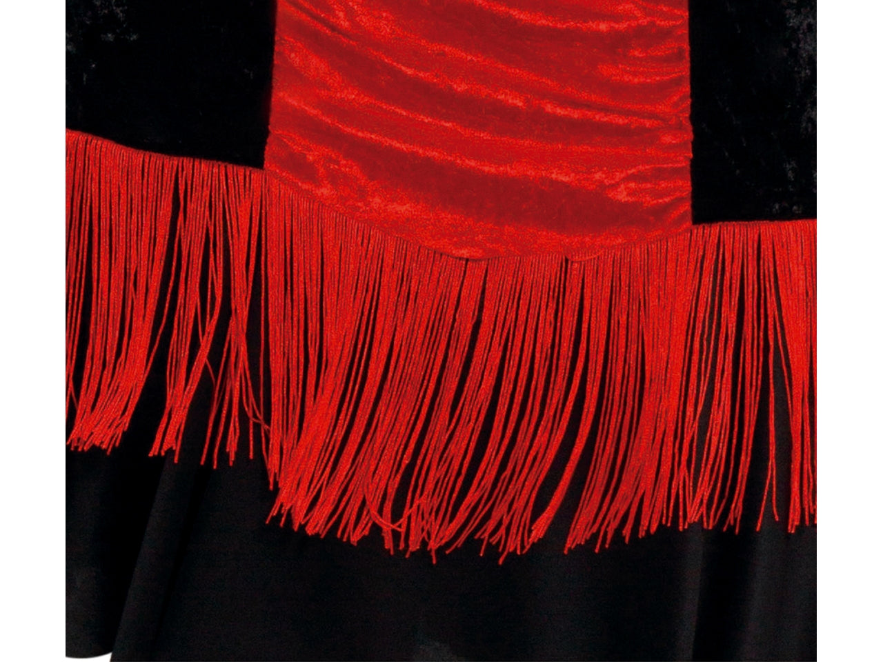 Costume adulto charleston rosso e nero taglia XL