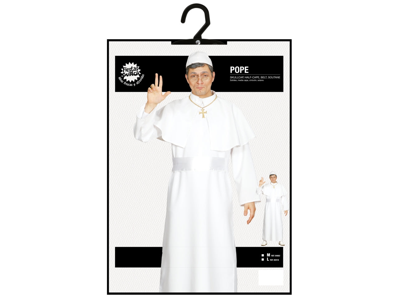 Costume adulto papa taglia M