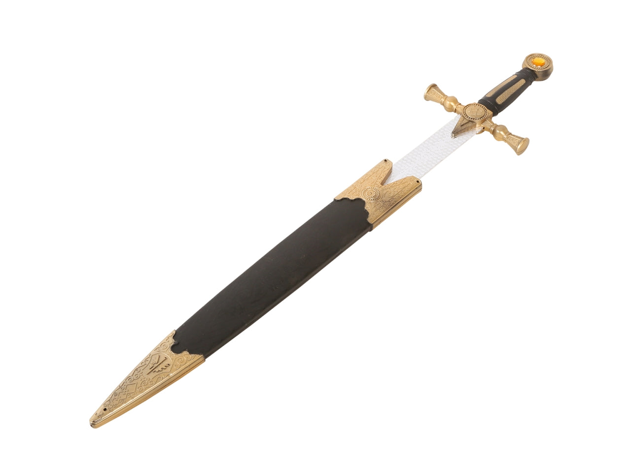 Spada medioevale giocattolo con fodero 52cm