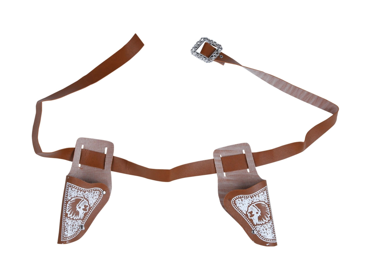 Cinturone con due fondine e pistole cowboy 20cm