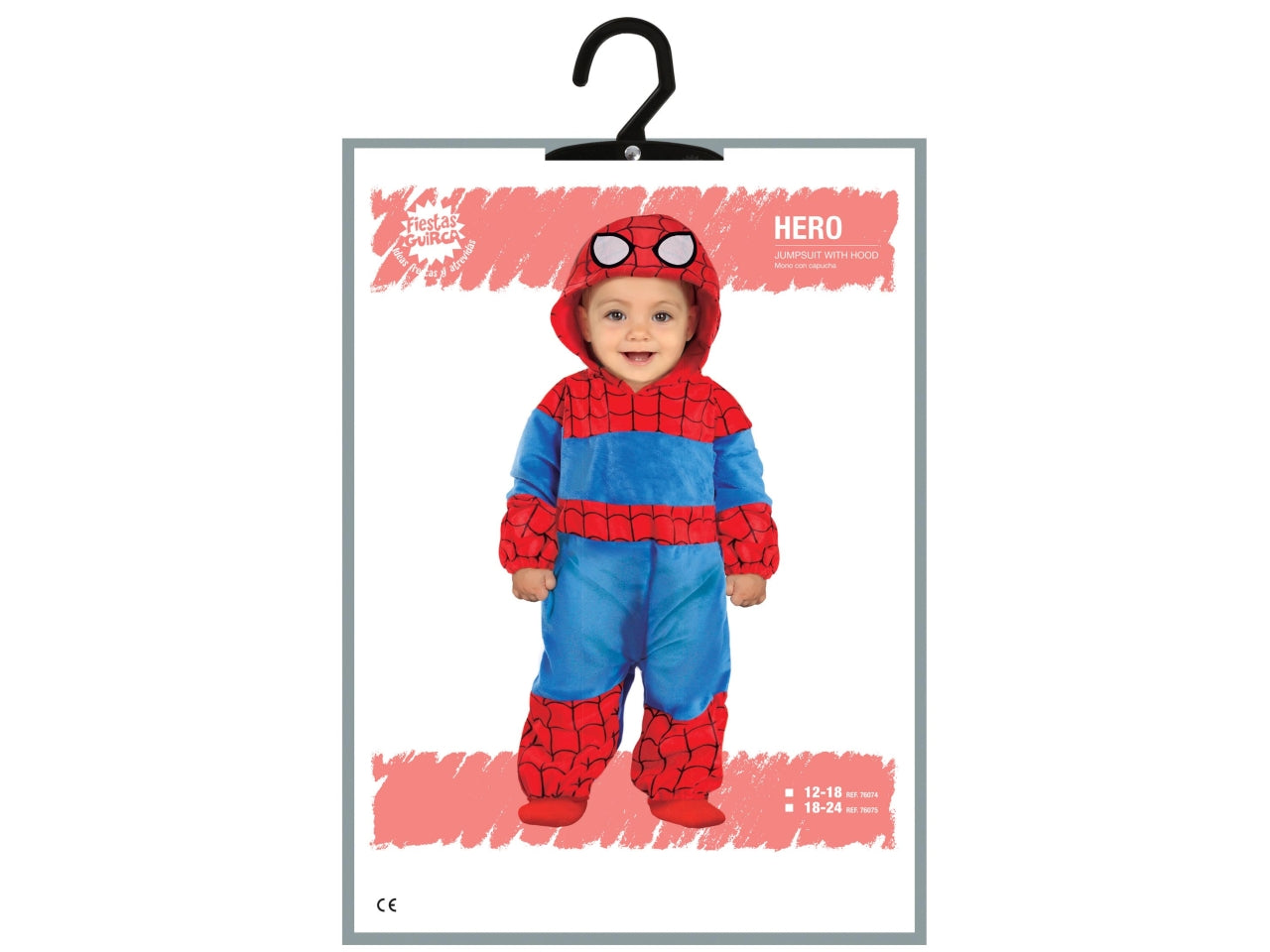 Costume baby super eroe 2-3 anni