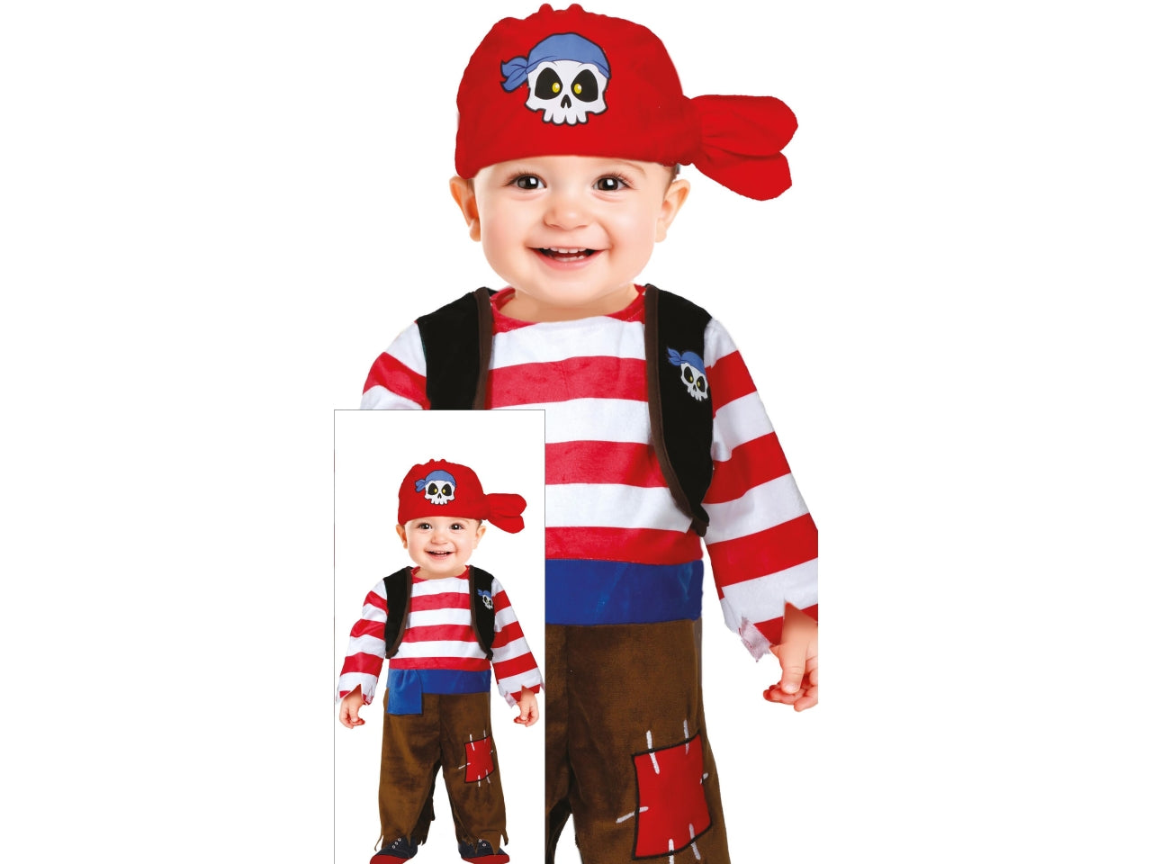 Costume baby pirata 18-24 mesi 76186