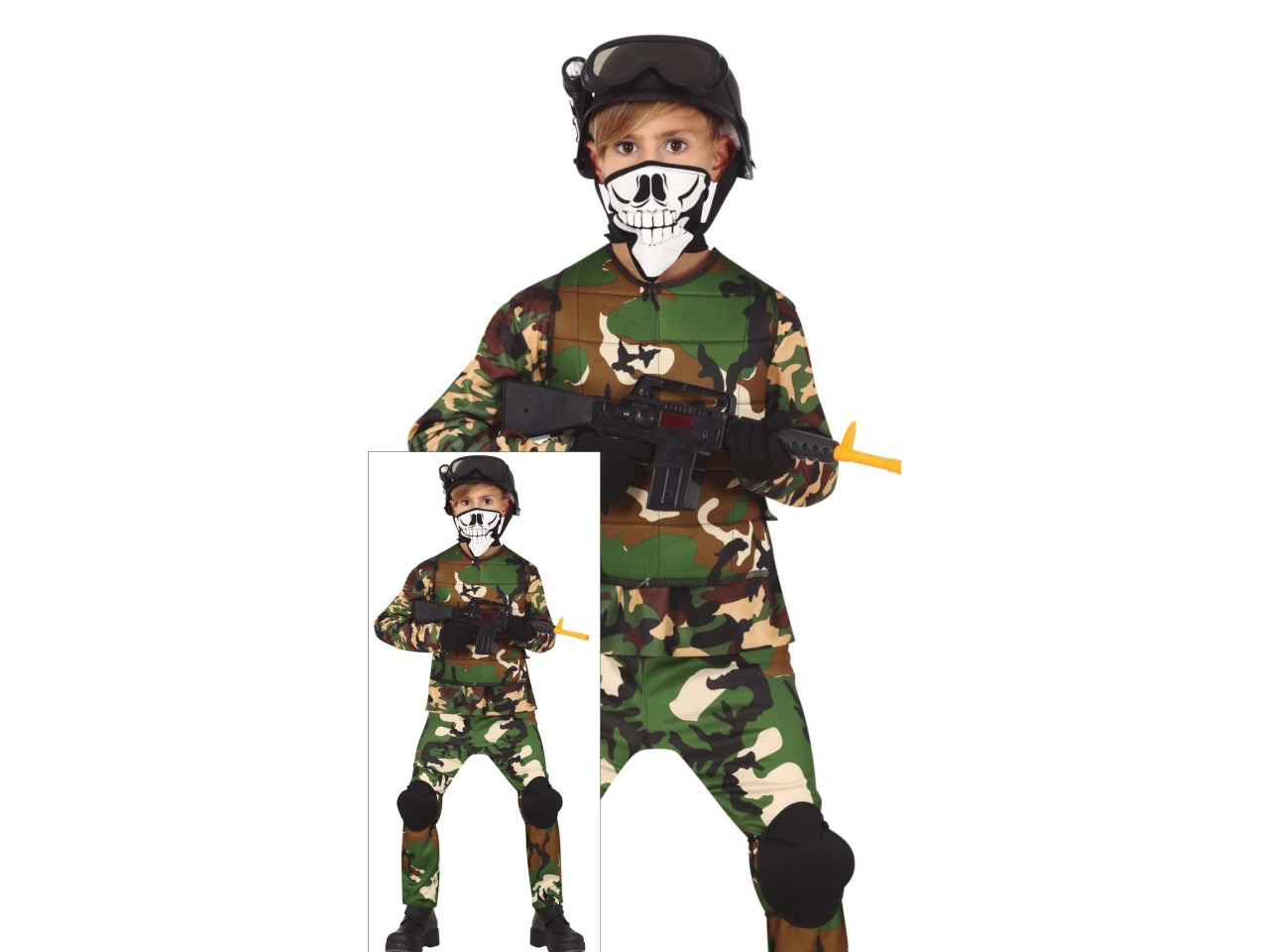 Costume militare 7/9 anni