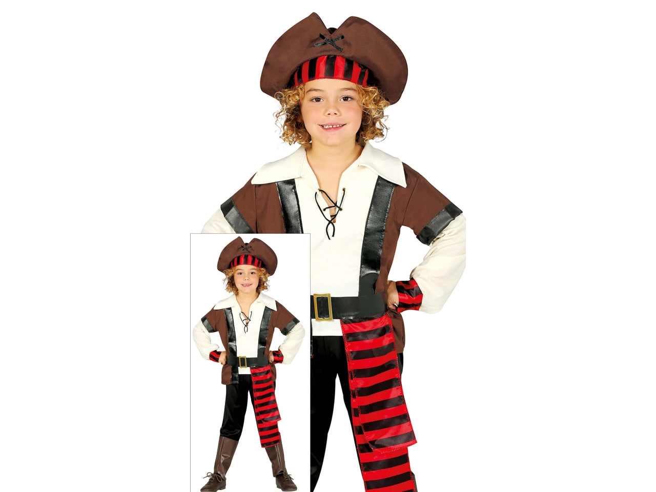 Costume pirata dei sette mari 5-6 anni