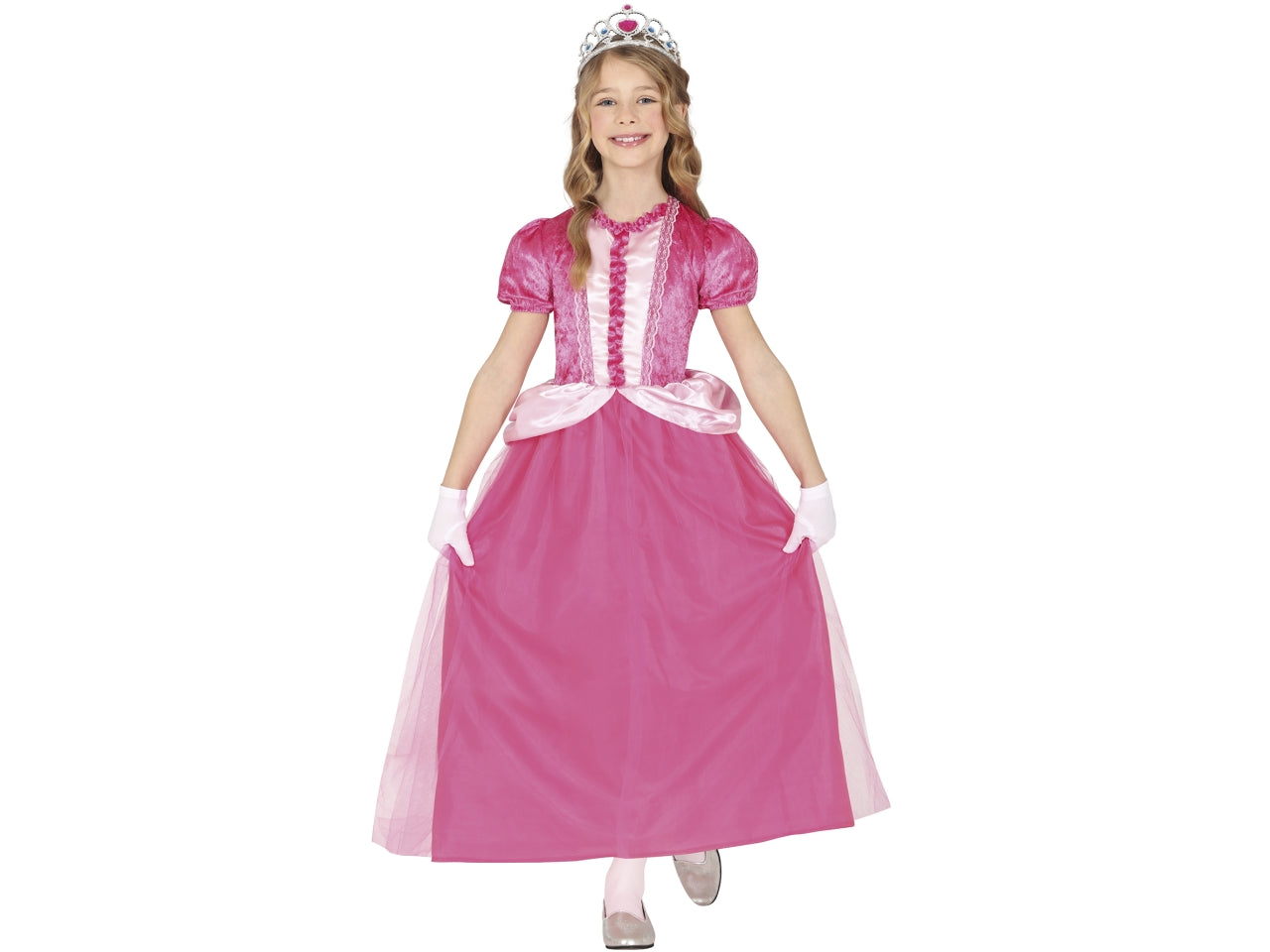 Costume principessa rosa 7-9 anni