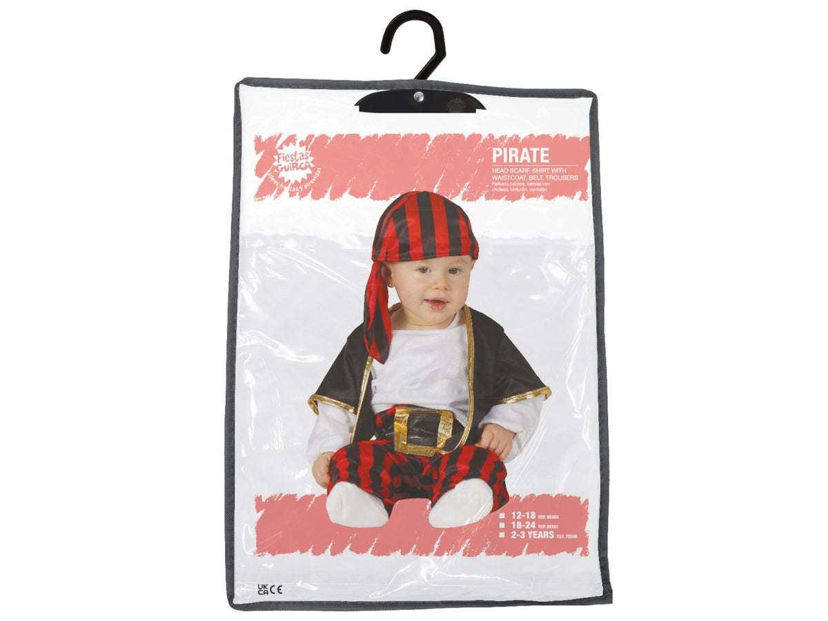 Costume baby pirata 2-3 anni