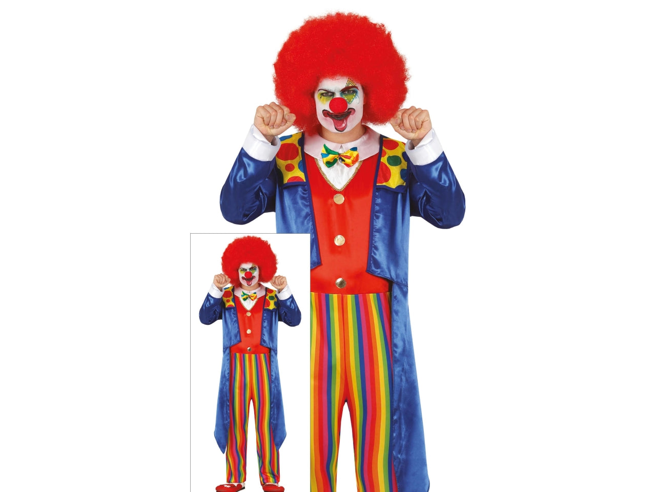 Costume adulto clown taglia 48-50