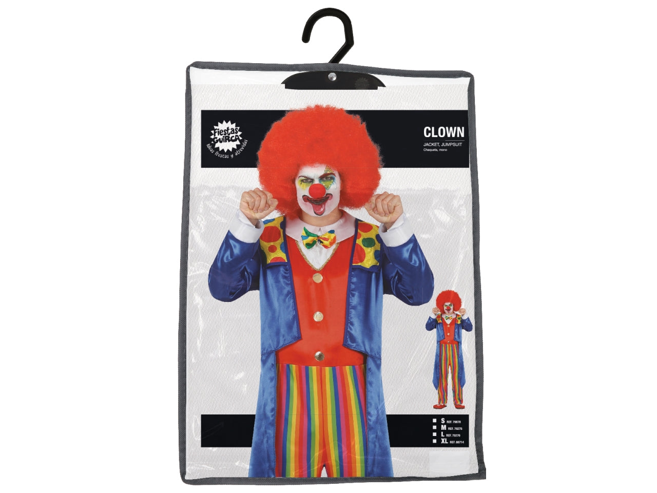 Costume adulto clown taglia 52-54