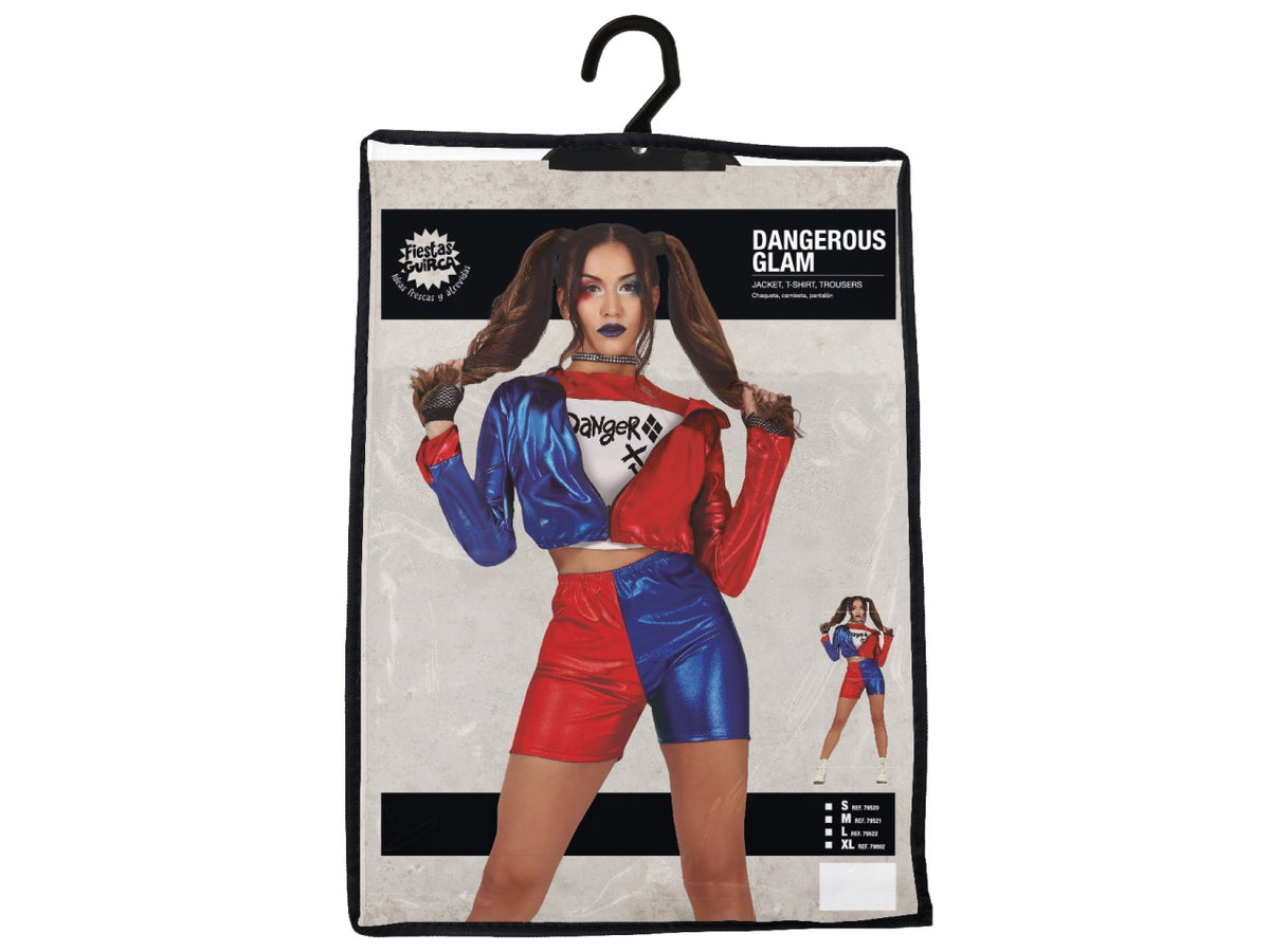 Costume adulto dangerous glam taglia XL 44-46