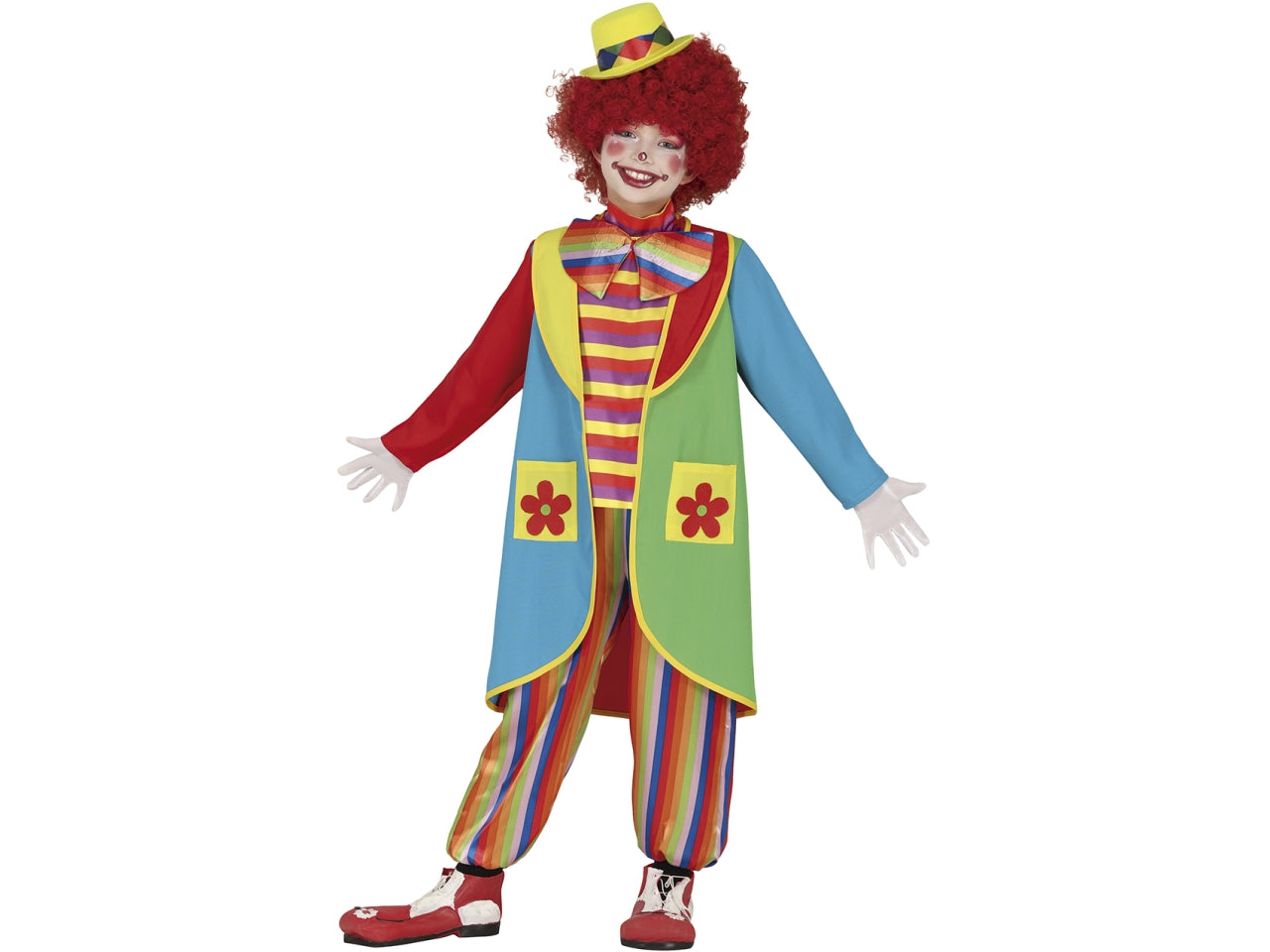 Costume clown flowy 5-6 anni