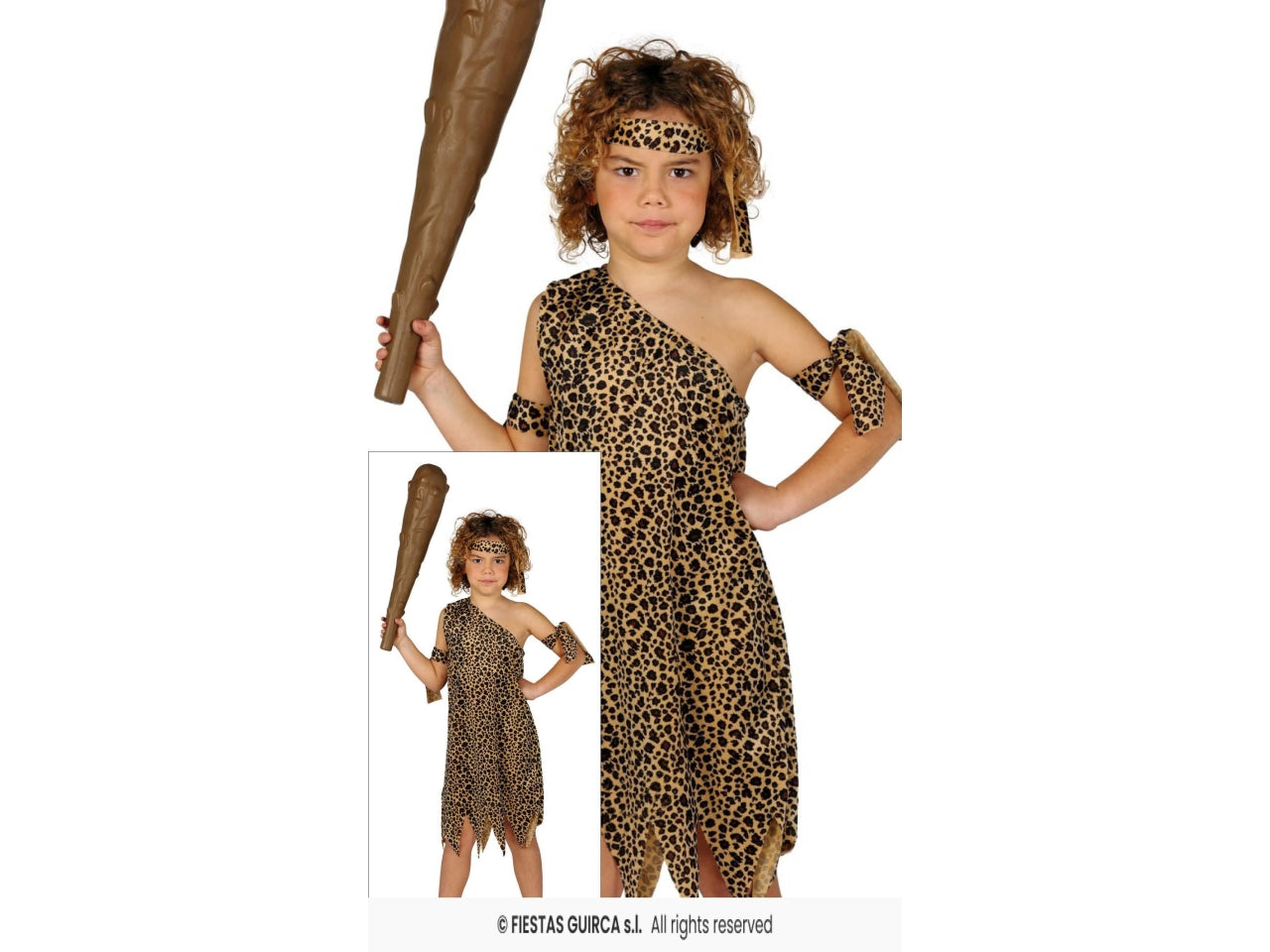 Costume cavernicolo bambino 3-4 anni
