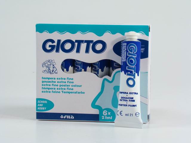 Tempera acrilica Giotto blu oltremare 21 ml