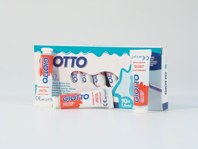 Tempera acrilica Giotto rosso carminio 7.5 ml