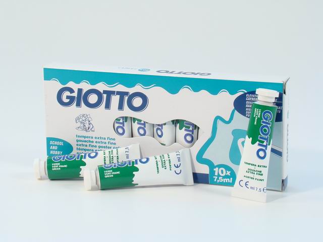 Tempera acrilica Giotto verde 7.5 ml