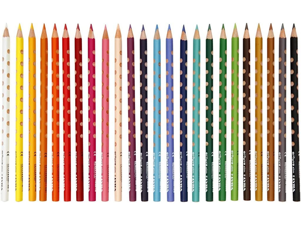 Lyra pastelli 24pz con temperamatie