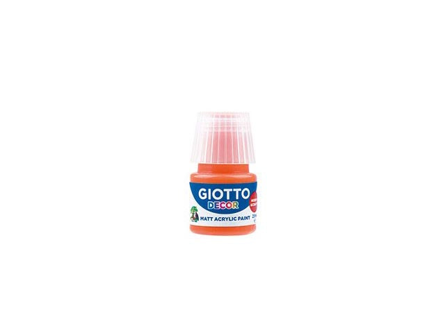 Tempera acrilica Giotto arancione 25 ml