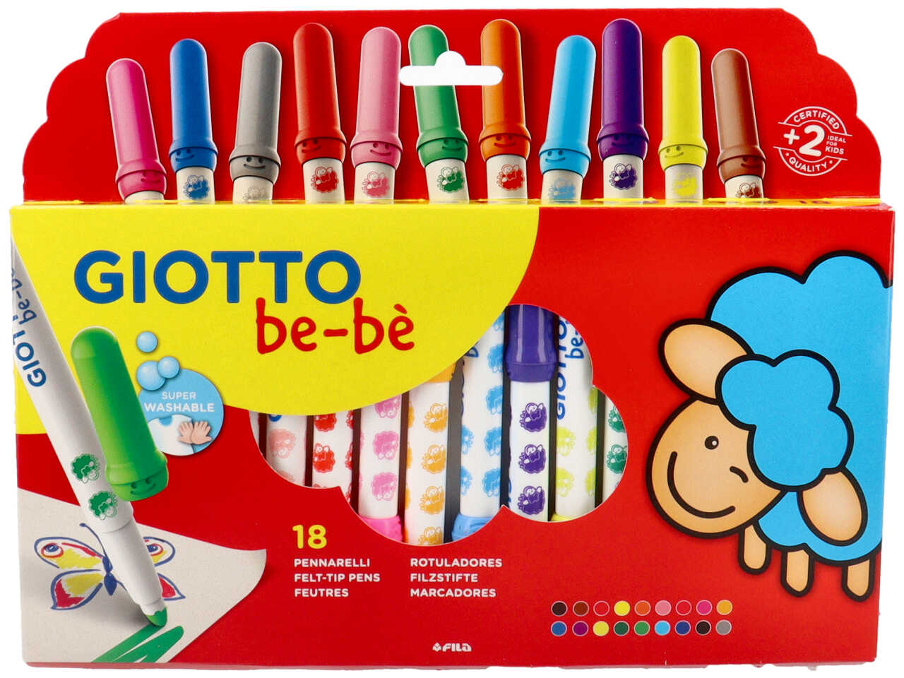 Giotto be-be' pennarelli 18 pezzi f478300