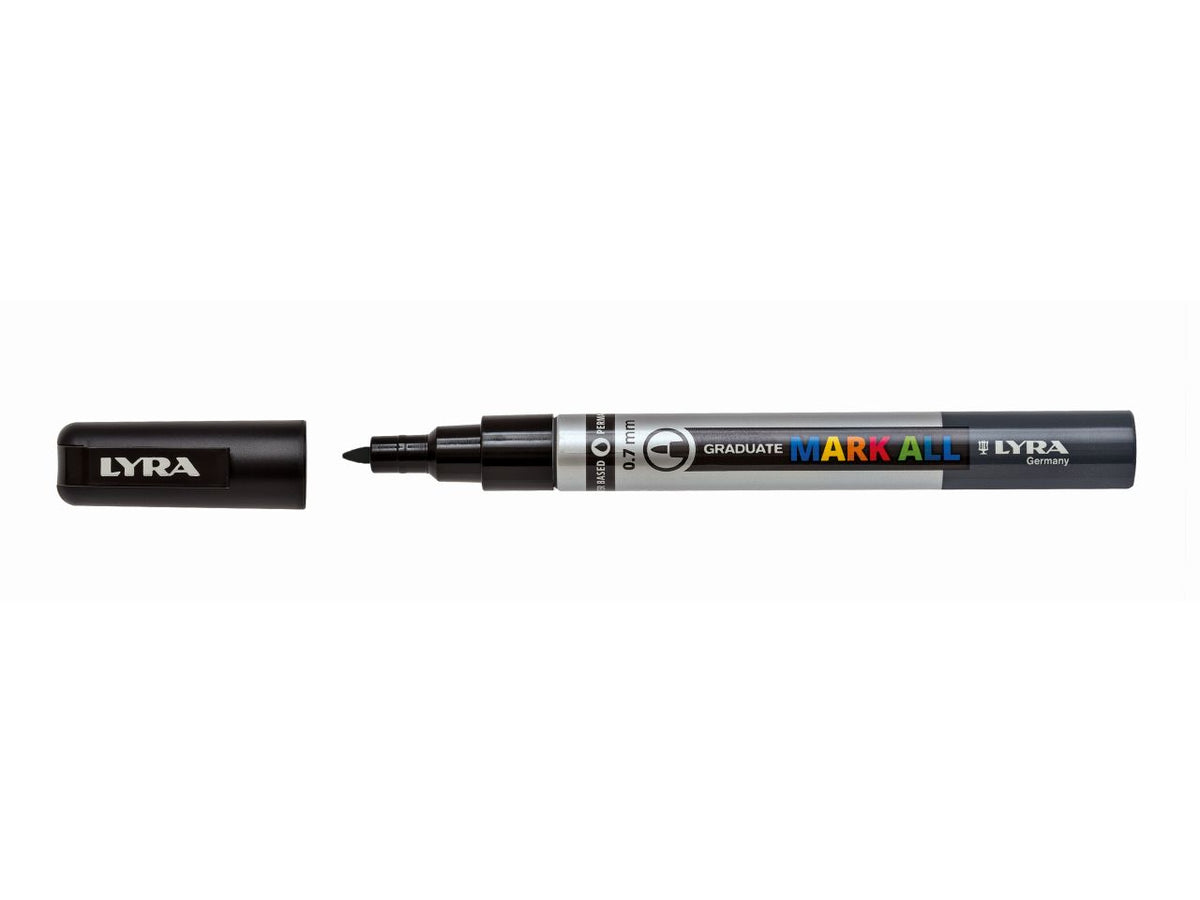 Marcatore lyra graduate mark all misura 0,7mm colore nero