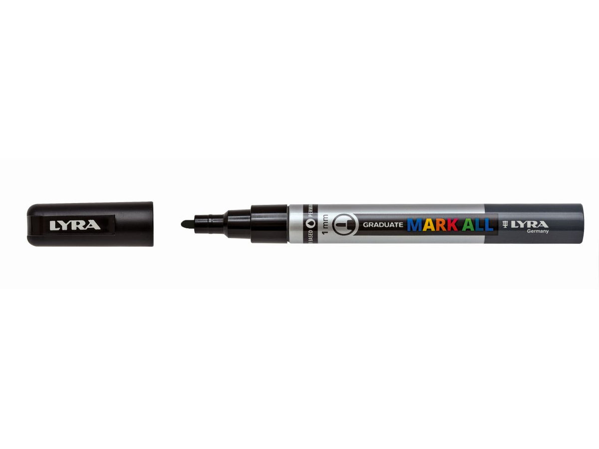 Marcatore lyra graduate mark all misura 1mm colore nero